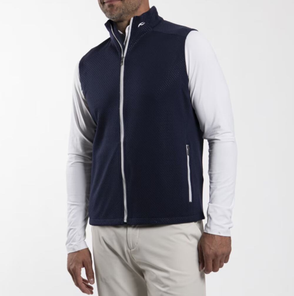 Kjus Men's Atlanta Blue Gassan Gilet Vest Size 50 M
